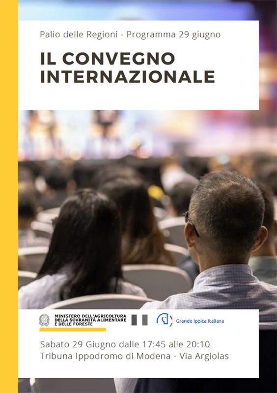 Palio delle Regioni - 29 giugno 2024 - Il Convegno Internazionale